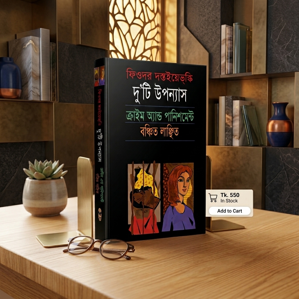 ফিওদোর দস্তয়েভস্কিঃ ( ক্রাইম এন্ড পানিশমেন্ট /বঞ্চিত লাঞ্ছিত ) বেস্টসেলিং কম্বো !