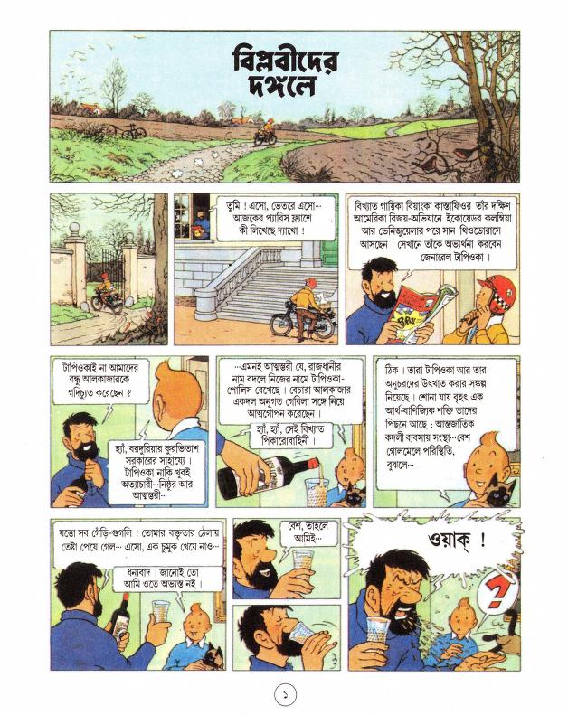 বিপ্লবীদের দঙ্গলে টিনটিন image