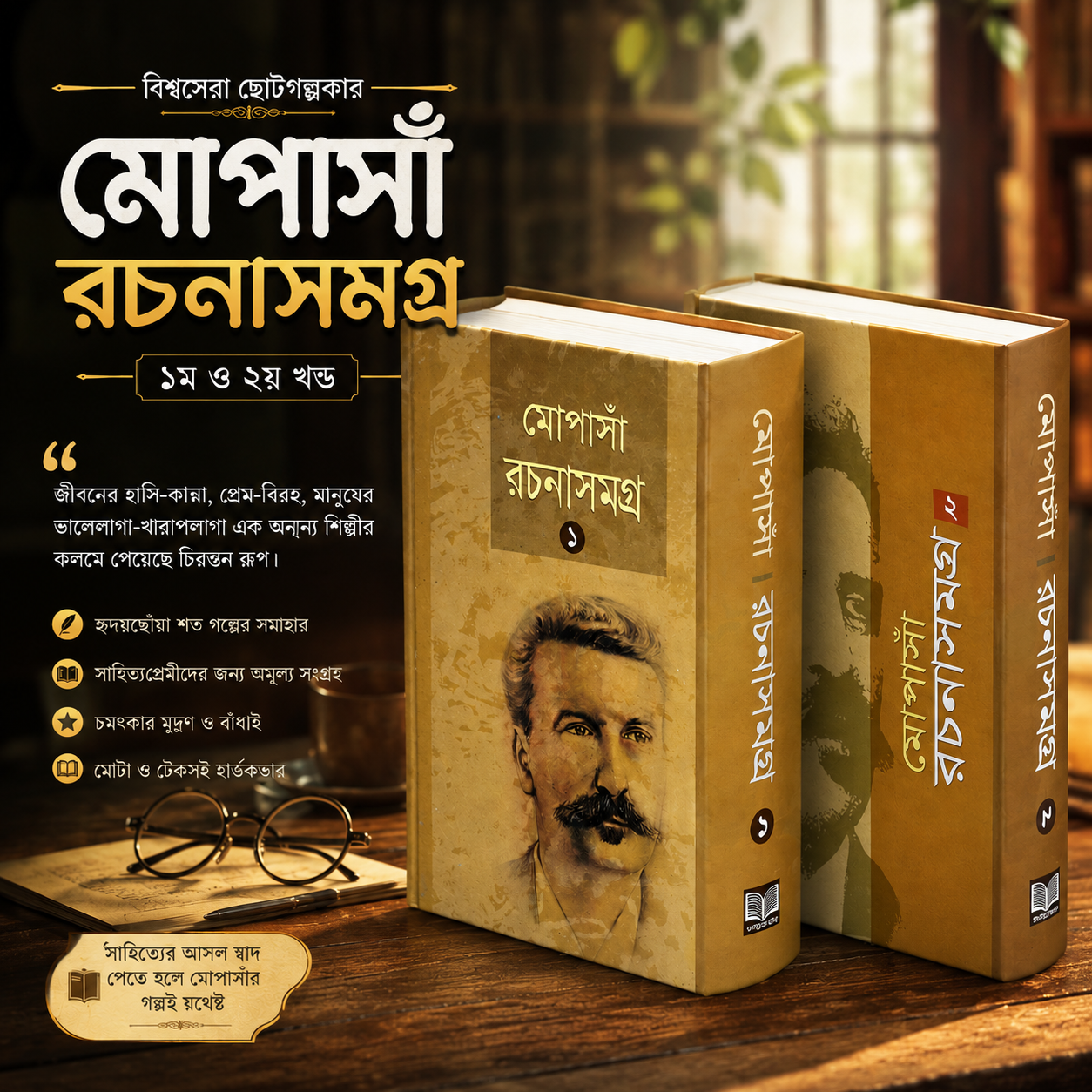 মোপাসাঁ রচনাসমগ্র ১ও ২ সমগ্র