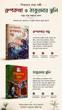 রূপকথা জনপ্রিয় গল্প ও ঠাকুরমার ঝুলি এর ২ টি বেস্টসেলিং বই